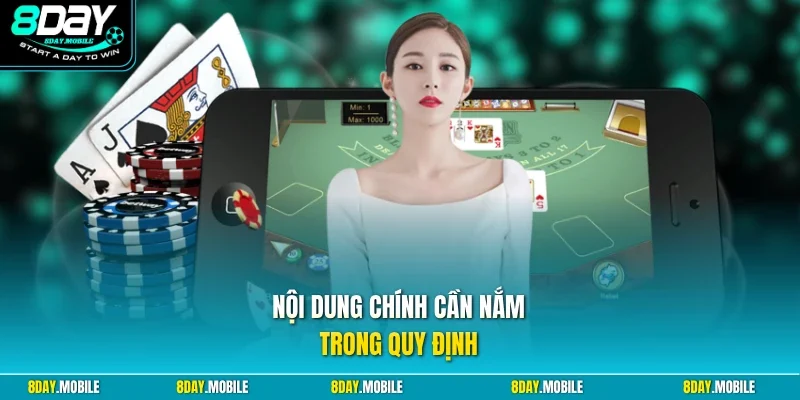 Nội dung chính cần nắm trong quy định